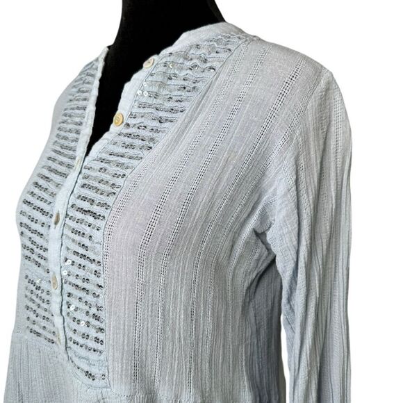 LOGO Cotton Blouse XS - Picture 6 of 8